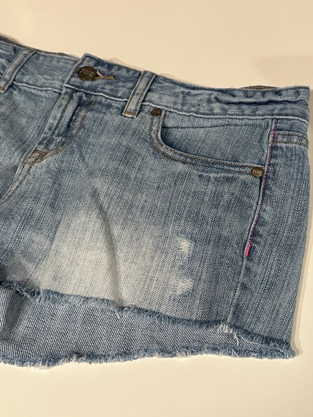 PINK Victoria’s Secret Cutoff Denim Shorts - Picture 11 of 11